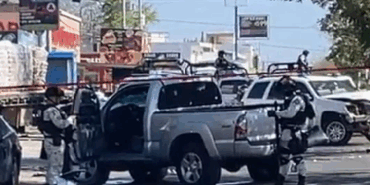 Enfrentamiento en Culiacán deja una persona herida y dos camionetas blindadas baleadas