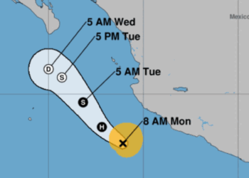 “Bárbara” se intensifica a huracán en el Pacífico
