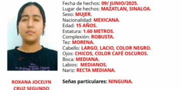 Roxana salió de su hogar y no regresó, activan Alerta Amber por desaparición de adolescente en puerto de Mazatlán