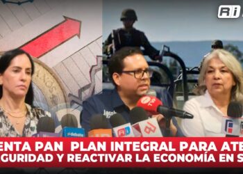 Partido Acción Nacional presenta plan integral para atender la inseguridad y reactivar la economía en Sinaloa