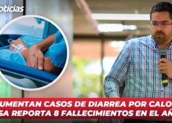 Aumentan casos de diarrea por calor; Secretaria de Salud reporta 8 fallecimiento en el año