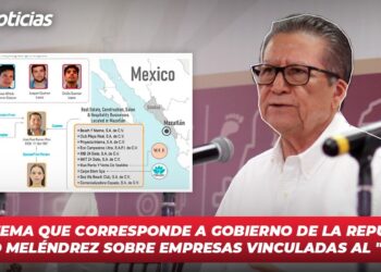 “Es un tema que corresponde al gobierno de la República “, Castro Meléndrez sobre empresas vinculadas al “narco”