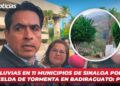 Lluvias en 11 municipios de Sinaloa por celda de tormenta en Badiraguato: PC