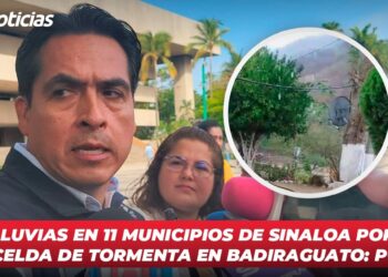 Lluvias en 11 municipios de Sinaloa por celda de tormenta en Badiraguato: PC