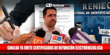Sinaloa ya emite certificados de defunción electrónicos: SSA