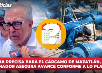 Sin fecha precisa para el cárcamo de Mazatlán, pero el gobernador asegura avance conforme a lo planeado