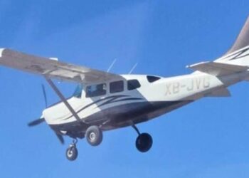 Se desploma avioneta en El Carrizalejo, al oriente de Culiacán