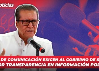 Medios de Comunicación exigen al gobierno de Sinaloa mayor transparencia en información policial