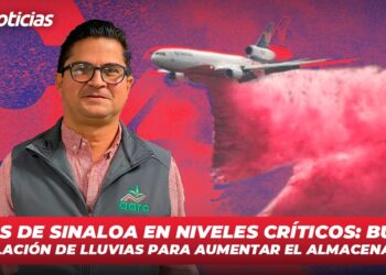 Presas de Sinaloa en niveles críticos: buscan estimulación de lluvias para aumentar el almacenamiento