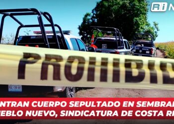 Encuentran cuerpo sepultado en sembradío de Pueblo Nuevo, sindicatura de Costa Rica