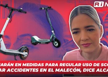 Trabajarán en medidas para regular uso de scooters y evitar accidentes en el Malecón, dice alcaldesa