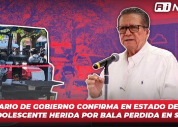 Secretario de Gobierno confirma en estado delicado a la adolescente herida por bala perdida en Sinaloa