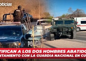 Identifican a los dos hombres abatidos en enfrentamiento con la Guardia Nacional en Culiacán