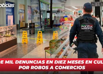 Más de mil denuncias en diez meses en Culiacán por robos a comercios