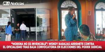 “Morena no es invencible”: Wendy Barajas arremete contra el oficialismo tras baja convocatoria en elecciones del Poder Judicial