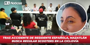 Tras accidente de residente española, Mazatlán busca regular scooters en la ciclovía
