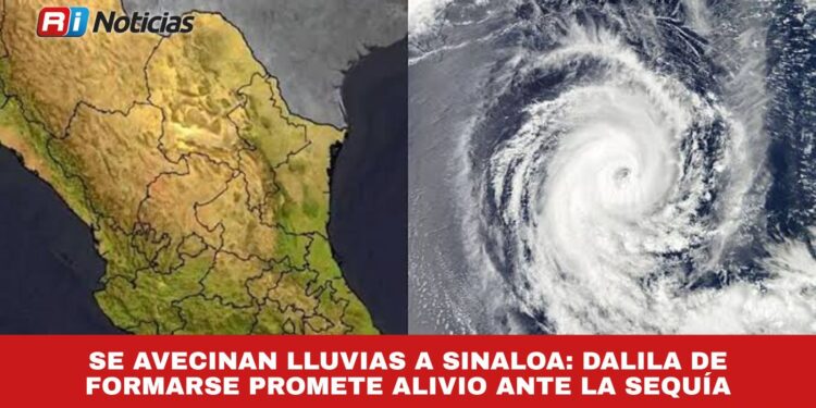 Se avecinan lluvias a Sinaloa: Dalila de formarse promete alivio ante la sequía