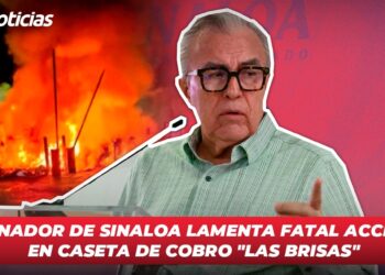 Gobernador de Sinaloa lamenta fatal accidente en caseta de cobro “Las Brisas”