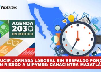 Reducir jornada laboral sin respaldo pondría en riesgo a mipymes: Canacintra Mazatlán