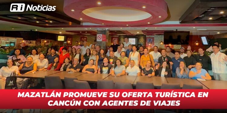 Mazatlán promueve su oferta turística en Cancún con agentes de viajes