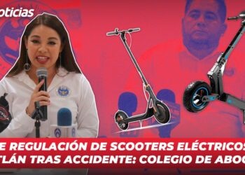 Urge regulación de scooters eléctricos en Mazatlán tras accidente: Colegio de Abogados