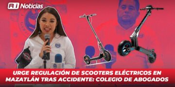 Urge regulación de scooters eléctricos en Mazatlán tras accidente: Colegio de Abogados