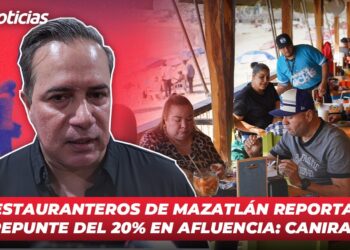 Restauranteros de Mazatlán reportan repunte del 20% en afluencia: Canirac