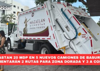 Gastan 20 mdp en 5 nuevos camiones de basura; incrementarán 2 rutas para Zona Dorada y 3 a colonias