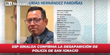 SSP Sinaloa confirma la desaparición de policía de San Ignacio