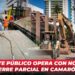Transporte público opera con normalidad pese a cierre parcial en Camarón Sábalo