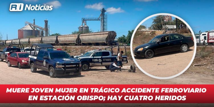 Muere joven mujer en trágico accidente ferroviario en Estación Obispo; hay cuatro heridos