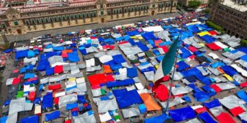 Sheinbaum descarta uso de fuerza pública contra maestros de la CNTE