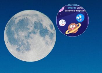 Cuándo ver en México el acercamiento entre la luna, Saturno y Neptuno, la alineación será en la constelación de Piscis