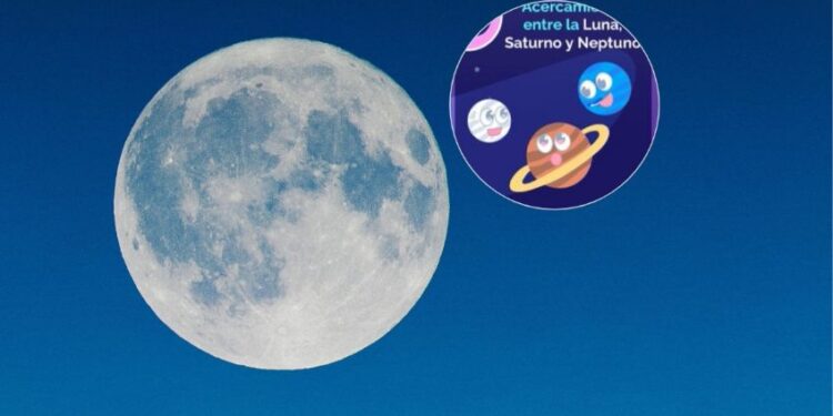 Cuándo ver en México el acercamiento entre la luna, Saturno y Neptuno, la alineación será en la constelación de Piscis