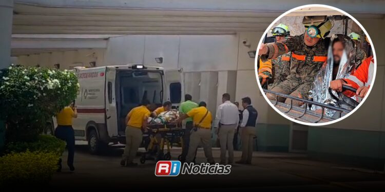 Reportan estable a segundo minero rescatado de la mina Santa Fe en El Rosario